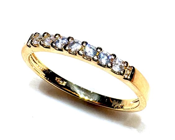 Anneau Sommer Femme in Or jaune Cubic Zirconia RIVIER ZIRC PI O/Z 2.00 G - RIVIER ZIRC PI O/Z 2.00 G